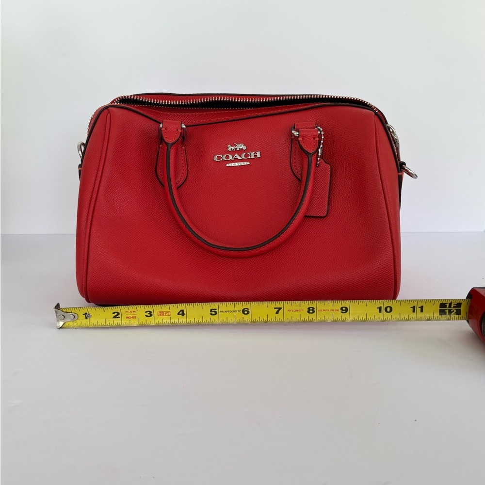 Coach Rowan Satchel Colorblock Miami Red (CH282) - Picture 7 of 7